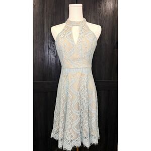 Soprano Lace Dress Fairy Boho Keyhole Neckline Size XS